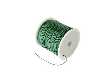 Nylonová šňůrka 0,8 mm, dark sea green 0E (návin cca. 90m)