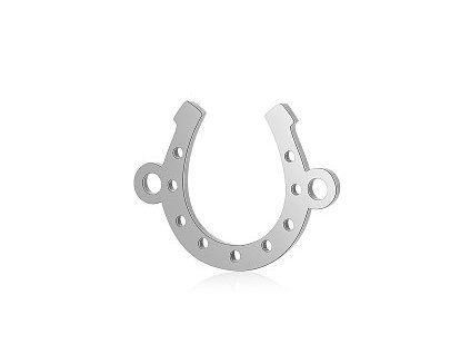 Connector component, horseshoe 10x13.5 mm, 201 steel