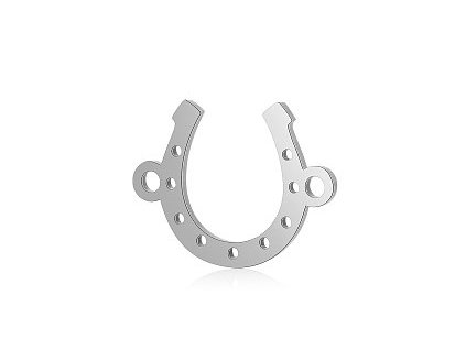 Connector component, horseshoe 10x13.5 mm, titanium steel