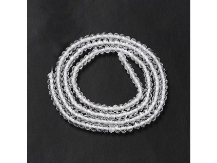 Křišťál fasetovaný 4x3 mm