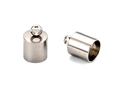 Koncový kaplík 12x8 mm, ocel 201