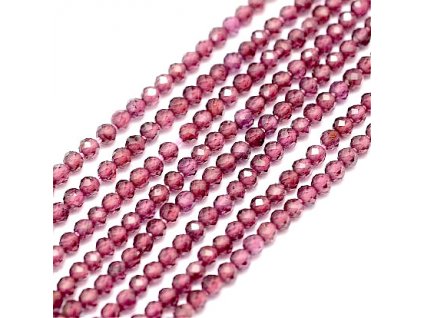 Garnet 2 mm, faceted
