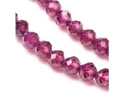 Garnet 3 mm, faceted