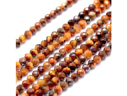 Tiger's eye 2 mm, faceted