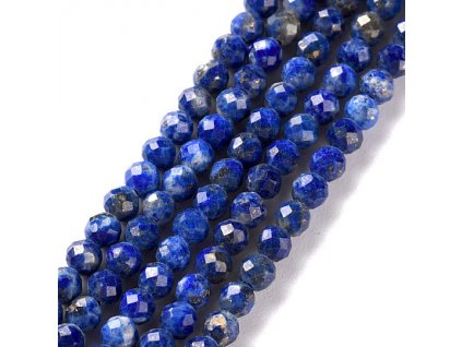 Lapis Lazuli faceted 3 mm