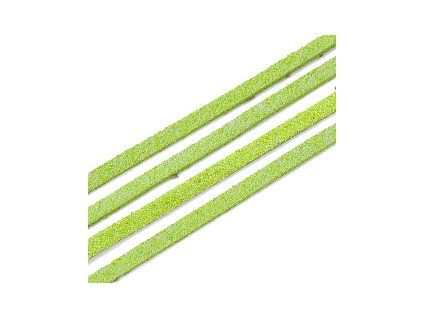 Cord imitation leather 2.5 mm, 02 yellow green