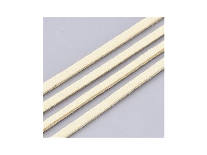 Imitation leather cord 2.5 mm, papayawhip 0K