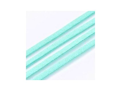 Cord imitation leather 2.5 mm, 23 aquamarine