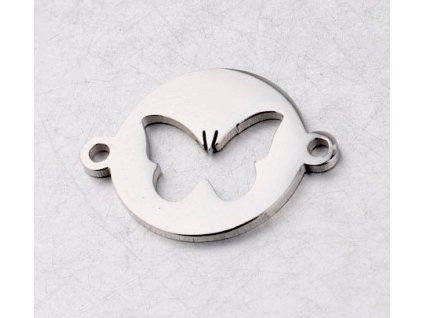 Spojovací komponent, motýľ 19,7×15 mm, oceľ 304