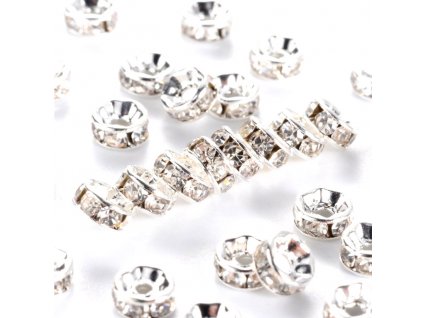 1670 1 rondelka se satony 5 mm stribrna