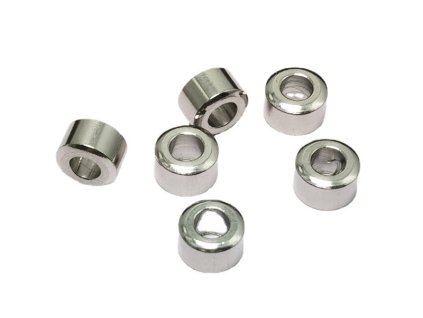 Kovový korálek 6x5 mm, ocel 304