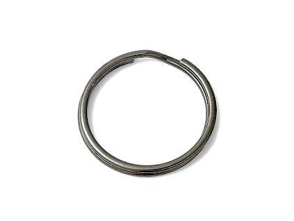 Dvojitý kroužek 5x0,6 mm, barva hematit