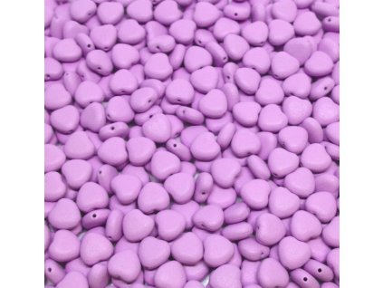 Mačkané korálky, srdiečka 8x8 mm, farba 00030