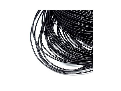 Leather 1.5 mm, black