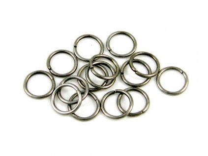 Krúžok 10x1,2 mm, farba hematit