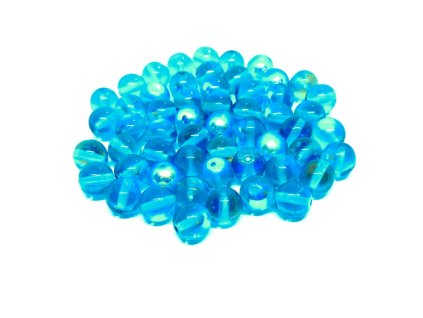 Mačkané korálky, gulička 8 mm, farba 60110/28701