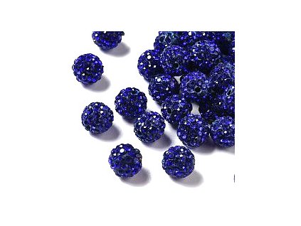 Chaton ball, dark blue, 10 mm