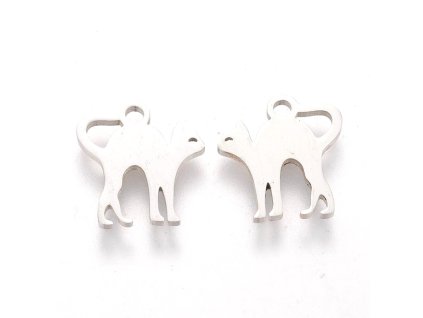 5570 2 kovovy privesek kocka 12 5x12x1 mm ocel 304