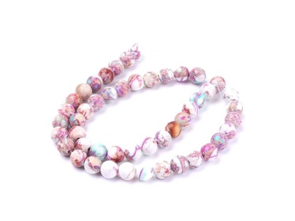 Regalit dofarbený ružový 8 mm