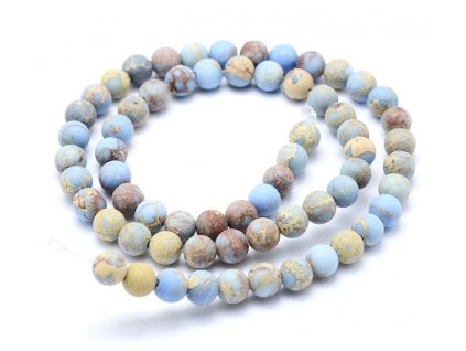 Regalit dofarbený modrý 8 mm