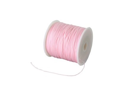 Nylonová šňůrka 0,8 mm, růžová 05(návin cca. 90m)