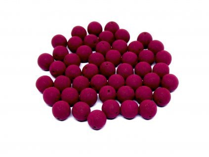Pressed glass beads, 8 mm round shape, color 29528 NEON