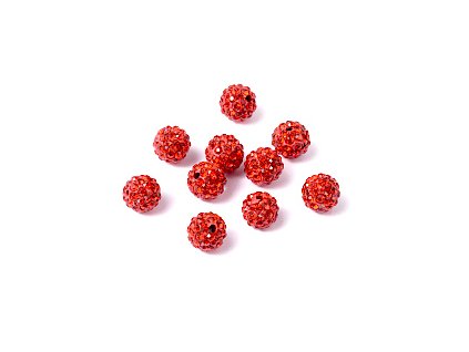 Šatonová kulička červená 10 mm