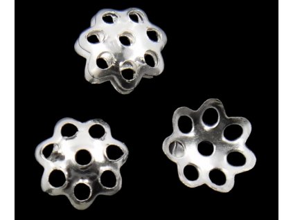 7848 ozdobny kaplik 6 mm platina