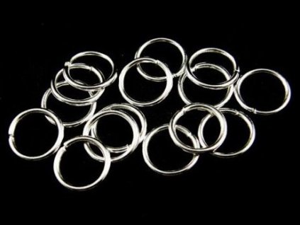 Jump ring 12x1.2 mm, color silver