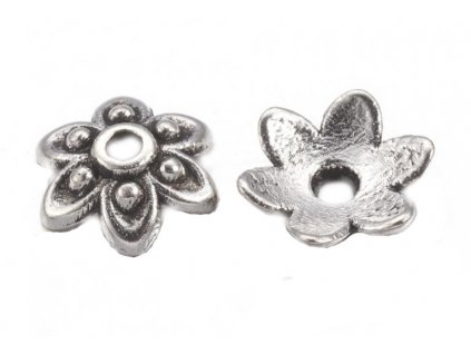 8244 2 ozdobny kaplik 9x3 mm starostribro