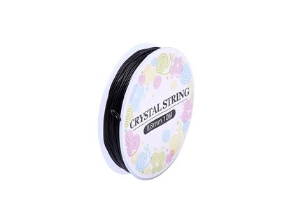 8567 elasticke vlakno o 0 8 mm cerne navin 15m