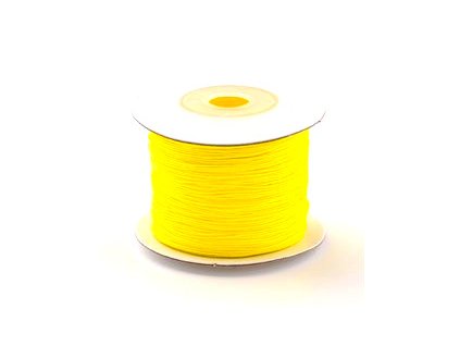 Nylon cord 0.4 mm, yellow (roll approx. 100m)