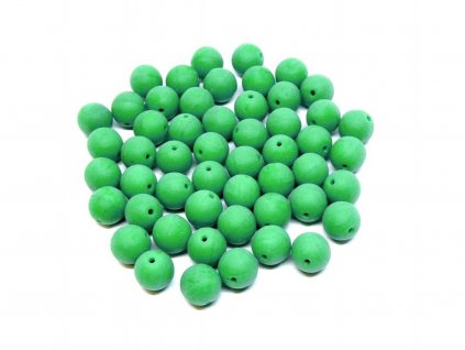 Mačkané korálky, guľôčka 8 mm, farba 53330/MAT