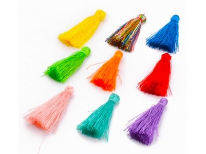 Strapec, polyester 42–45 cm, farba mix