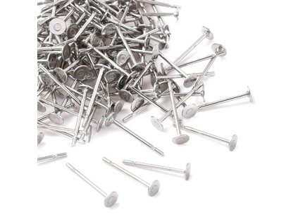 Stud with a 12x3 mm flat plate, steel 316