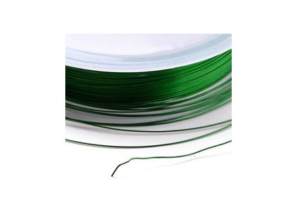 Copper wire 0.3 mm, color green (coil approx. 20m)