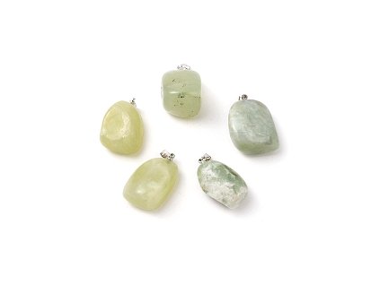 Pendant - Jadeite, 23-30x13-22 mm