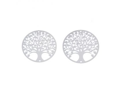 Connector component, tree of life 30x0.2 mm, steel 201