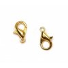 Lobster clasp 10 mm, color gold