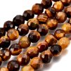 Tiger's eye 4 mm, faceted