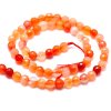 Carnelian 4 mm, faceted
