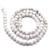 Howlite 4 mm, faceted