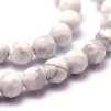 Howlite 4 mm, faceted