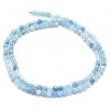 Aquamarine 4 mm, faceted