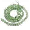 Green aventurine faceted 4 mm