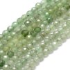 Green aventurine faceted 4 mm