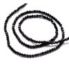 Spinel čierny - fazetovaný, 2 mm
