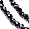 Black spinel - faceted, 3 mm