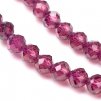 Garnet 3 mm, faceted