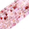 Strawberry crystal, faceted, 3 mm